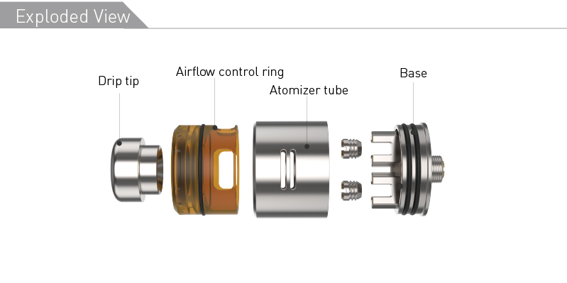 Skywalker RDA dripper ud youde vapexperts 5