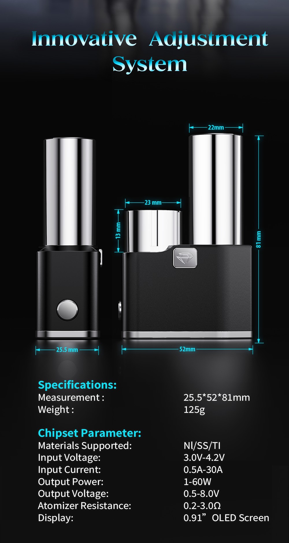 emira mod 60w by ambition mods tellis mod 2