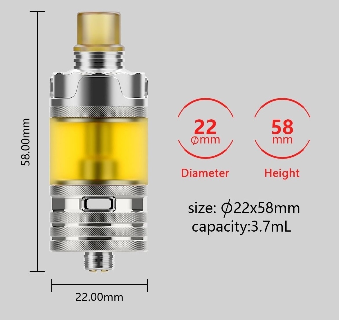 precisio gt rta 22mm by bd vape 8