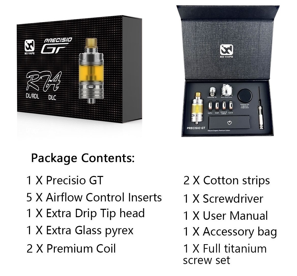 precisio gt rta 22mm by bd vape 9