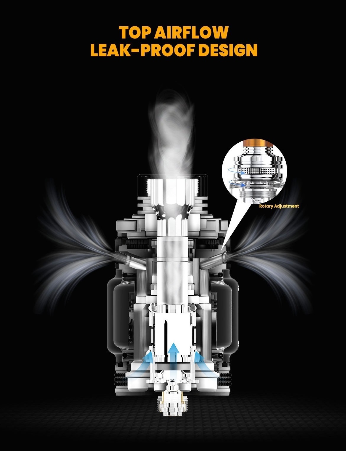 precisio sub ohm tank 30mm by bd vape 3