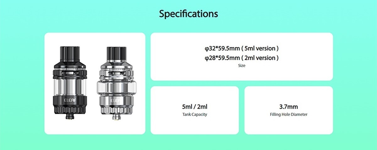 melo 6 5ml 32mm by eleaf 7