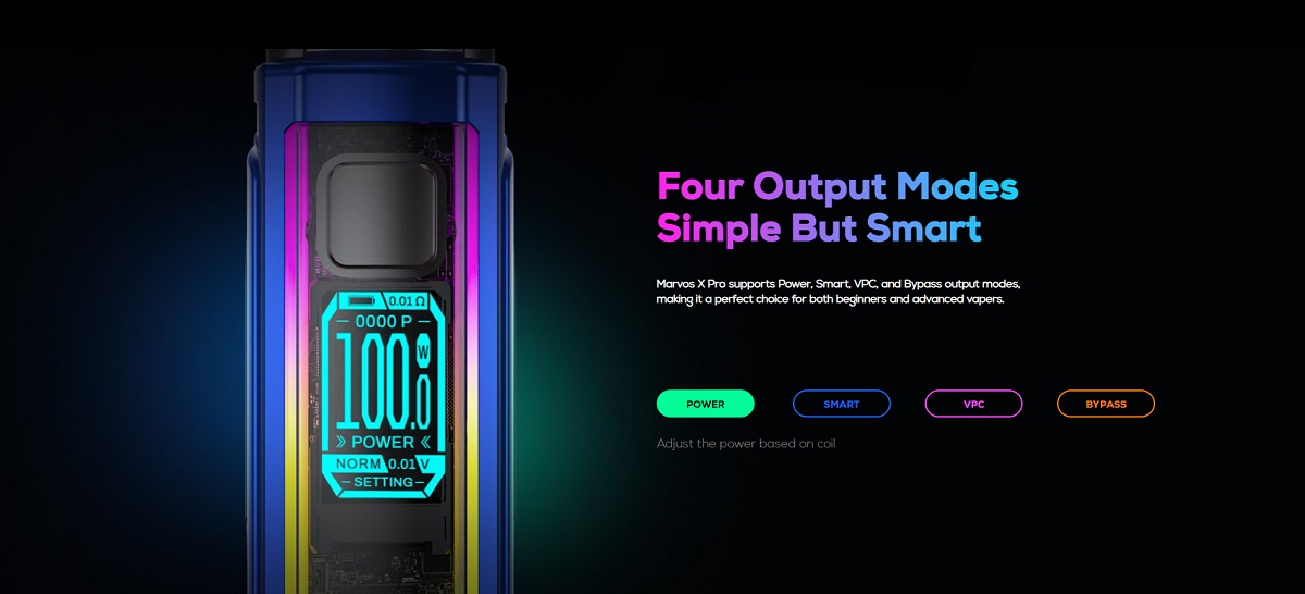 marvos x pro box mod 100w by freemax 2